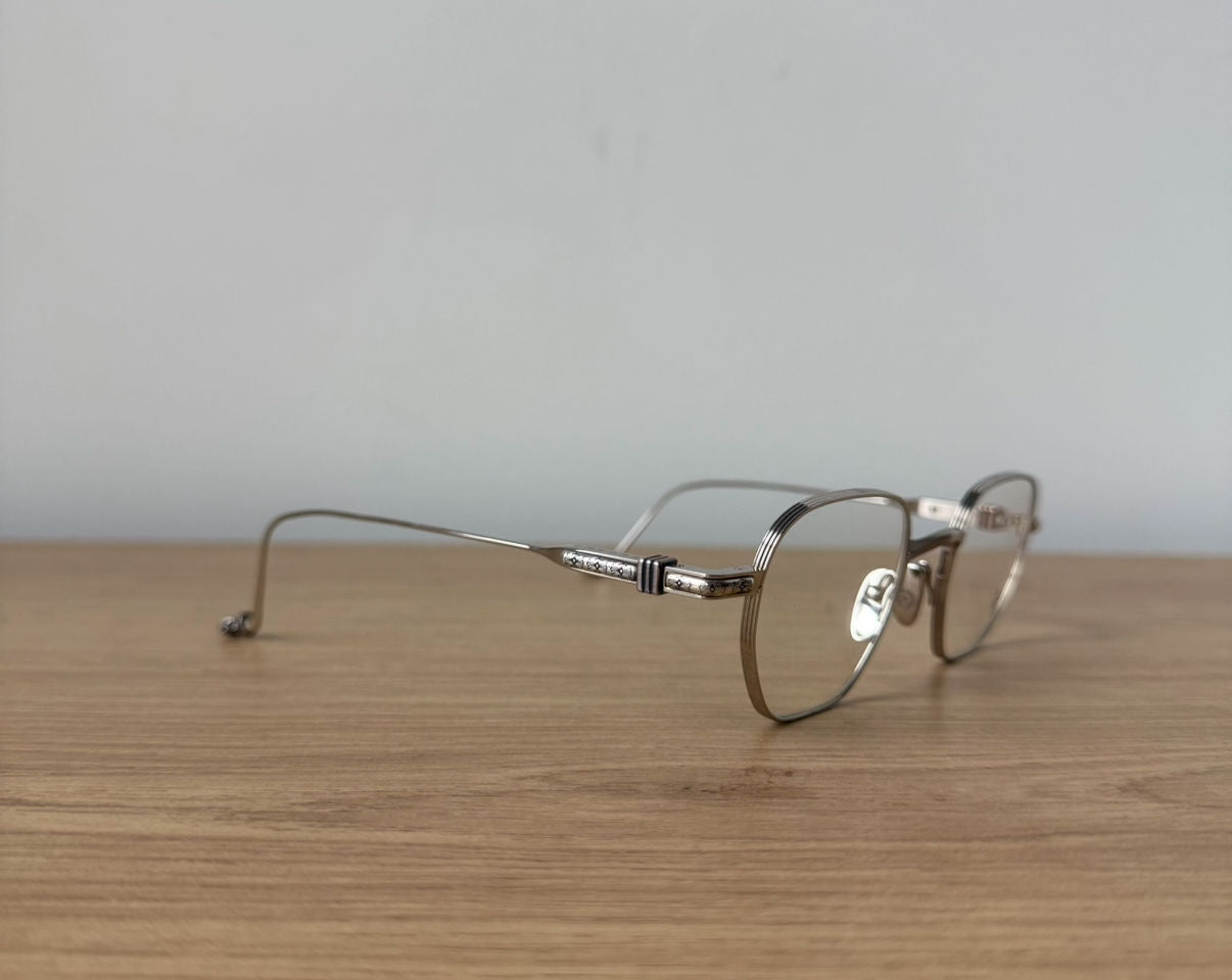 Chrome Hearts Silver Vagilictorian Glasses