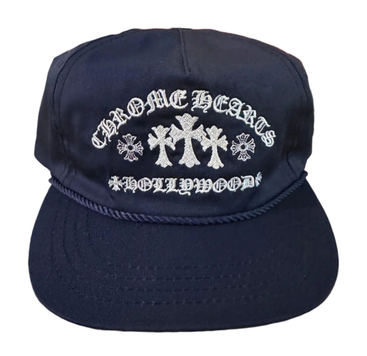 Chrome Hearts Navy Blue Gas Station Hat