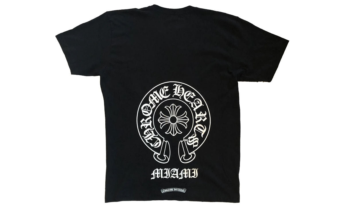 Chrome Hearts Black Miami Horsehoe S/s