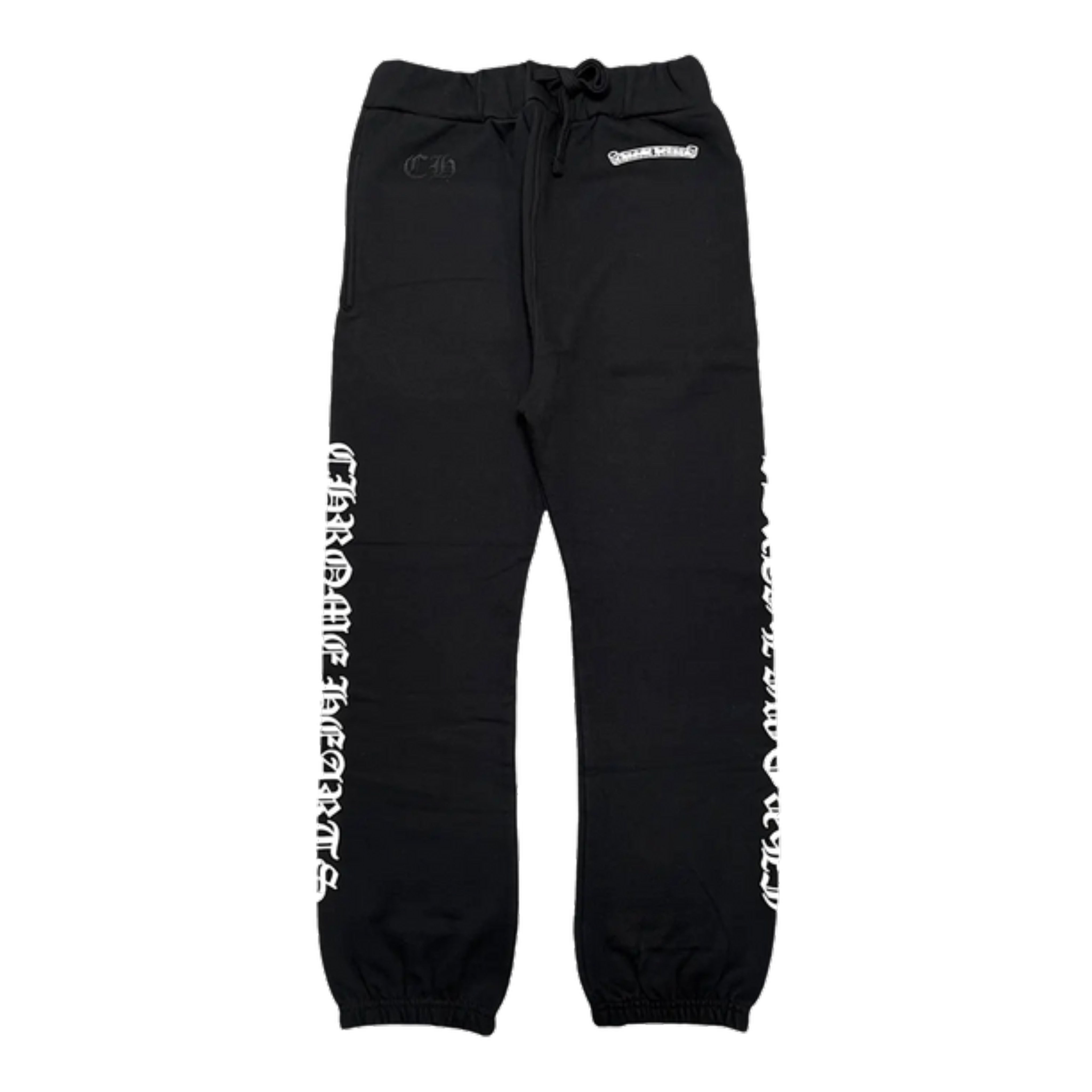 Chrome Hearts Black Scroll Pocket Sweatpants