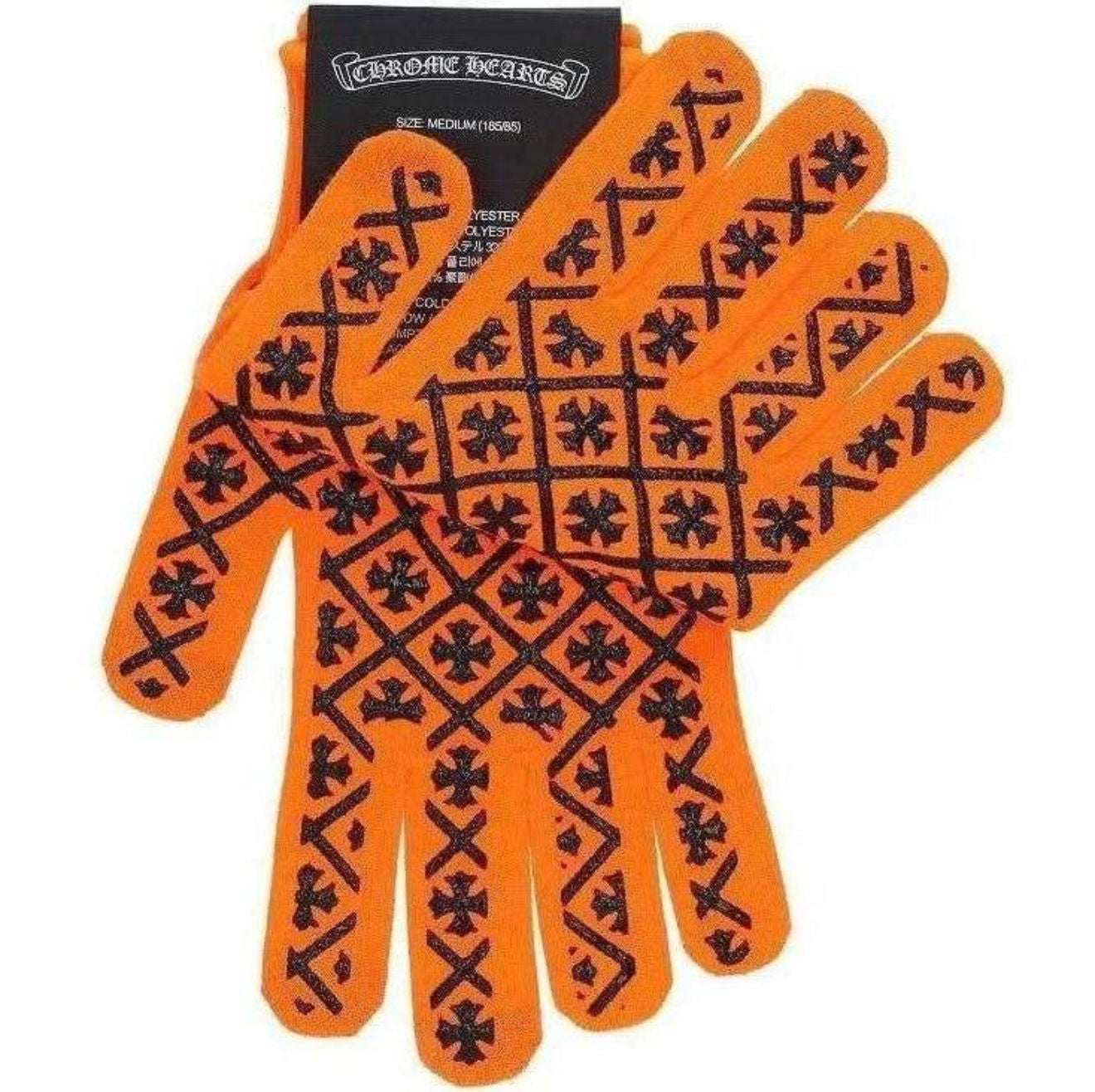 Chrome Hearts Orange Gloves
