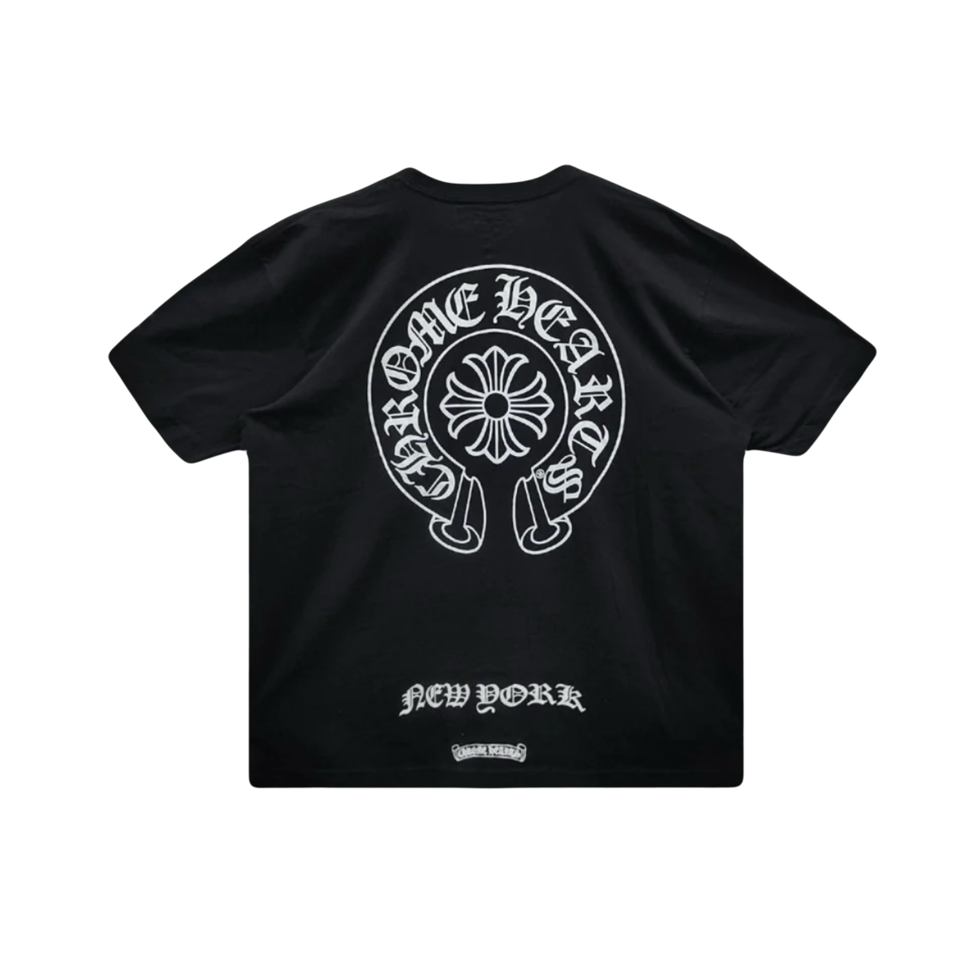 Chrome Hearts Black New York Horseshoe S/S