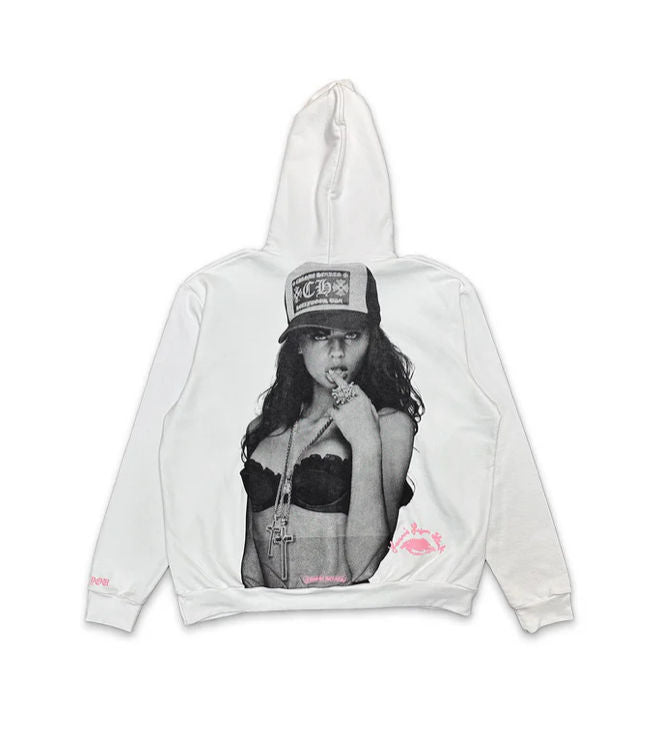 Chrome Hearts White Laurie Lynn Stark Hoodie