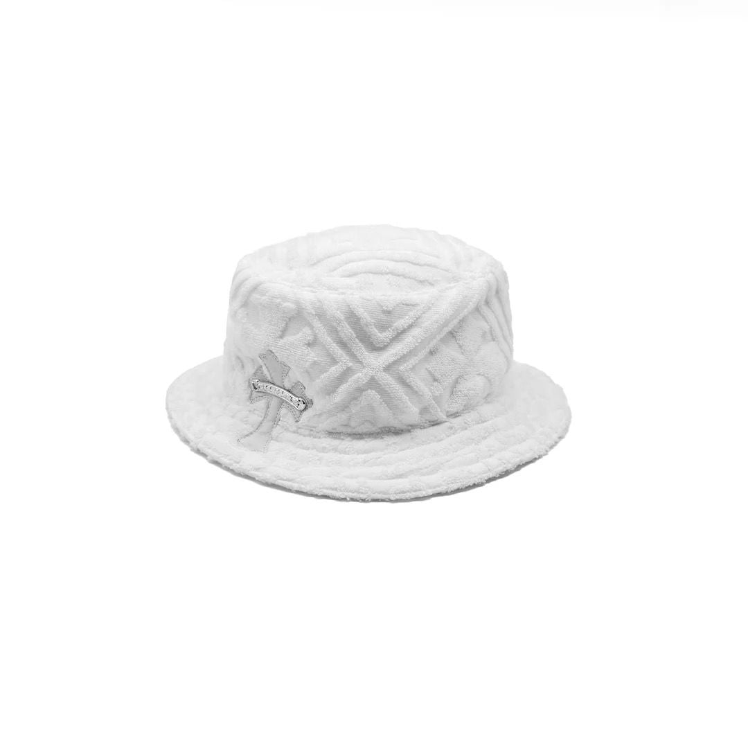 Chrome Hearts White Cross Patch Bucket Hat