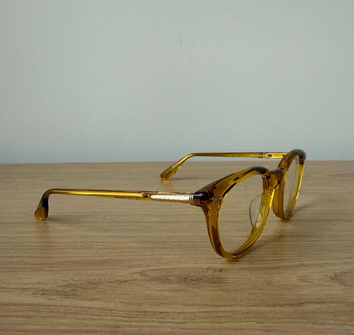 Chrome Hearts Yellow Translucent Justin Glasses