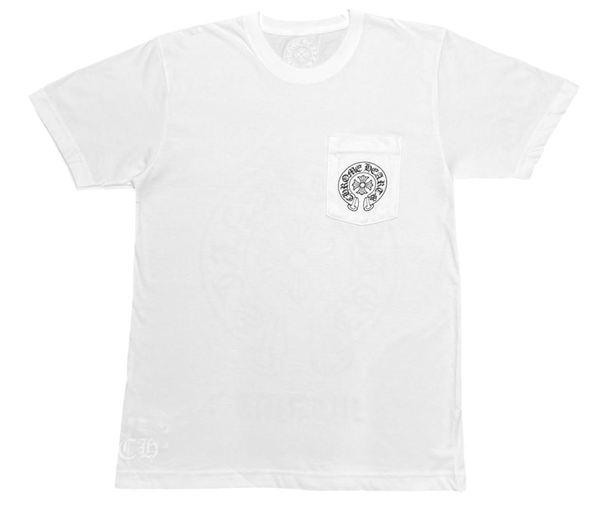 Chrome Hearts White Miami Horseshoe S/s