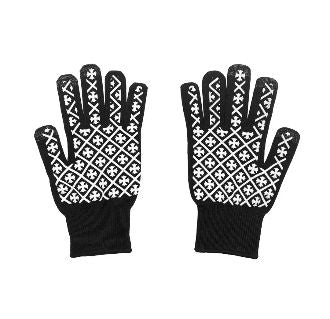 Chrome Hearts Black Gloves