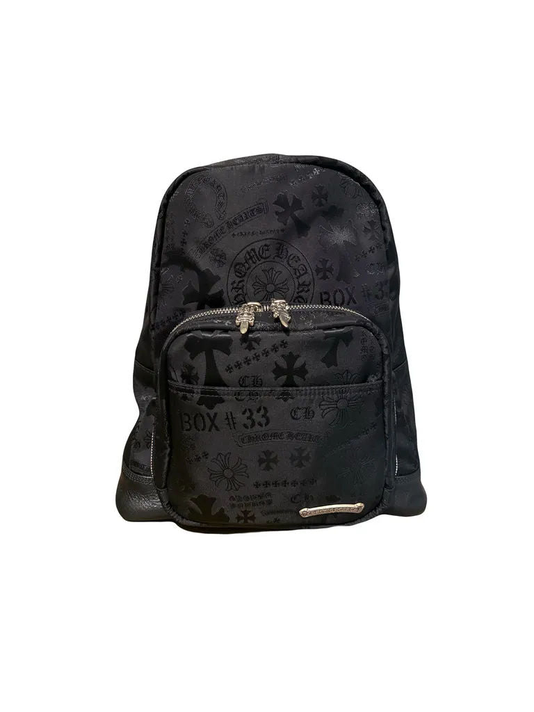 Chrome Hearts Black Nylon Mini 7th Grade Bag