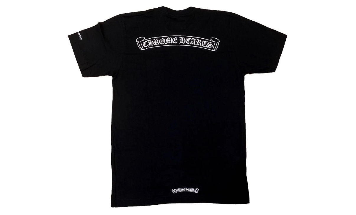 Chrome Hearts Black Scroll Pocket Tee S/s