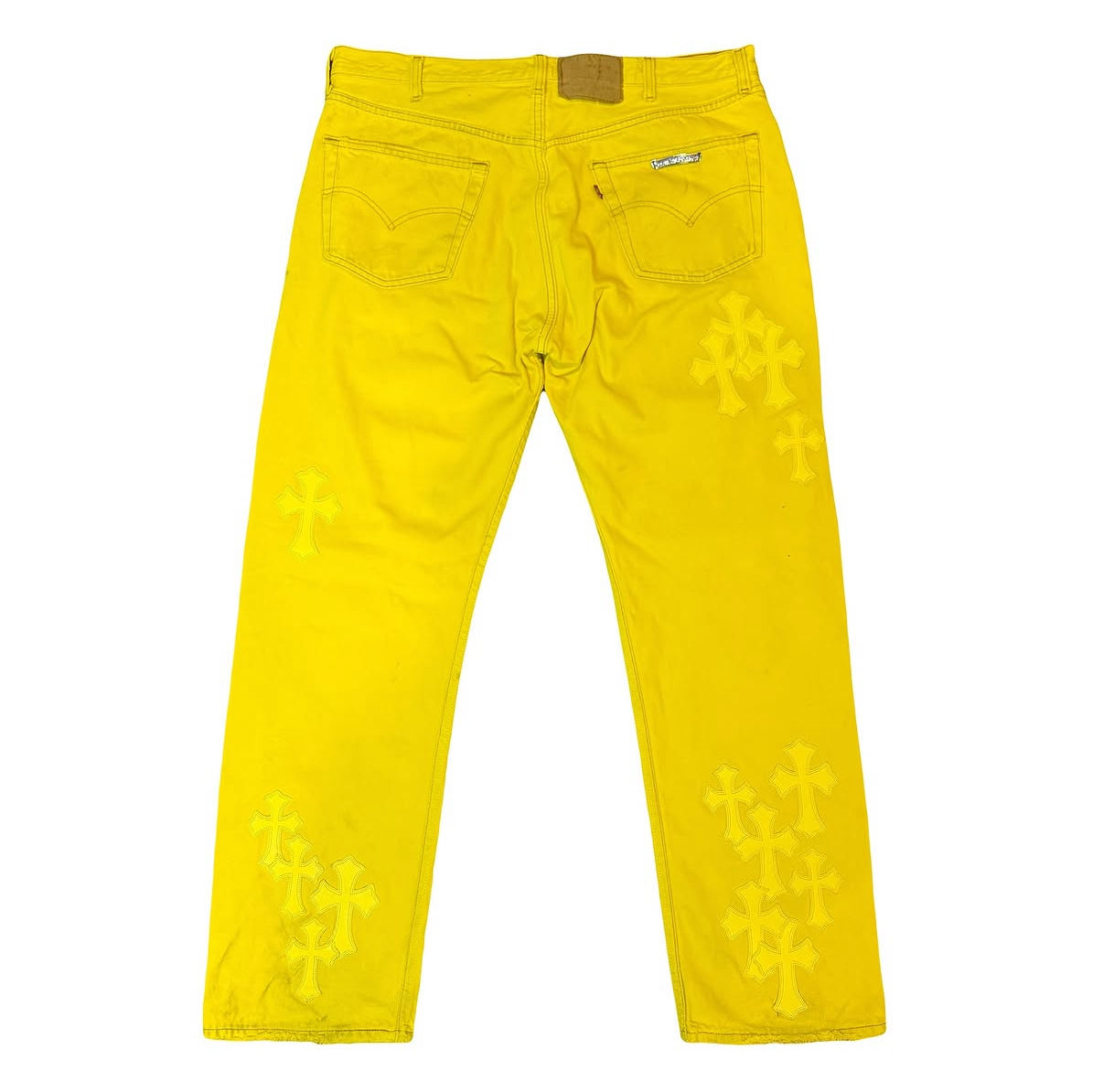 Chrome Hearts Yellow Cross Patch Levis