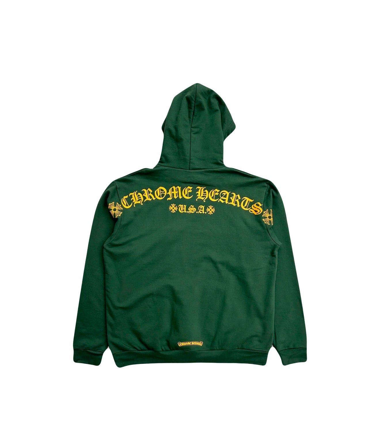 Chrome Hearts Green Yellow Online Exclusive Hoodie