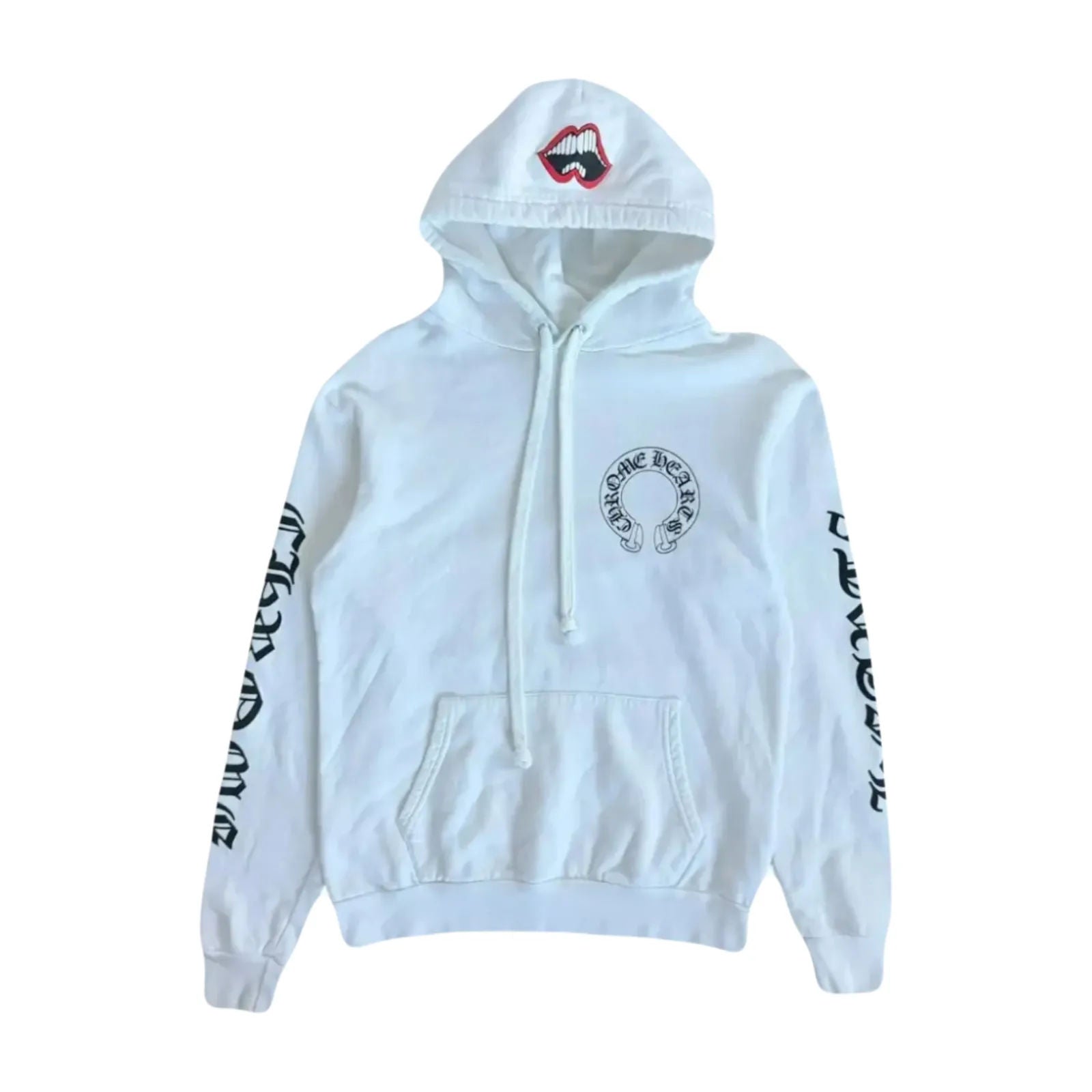 White Chrome Hearts Matty Boy Chomper Hoodie - Lightly Used