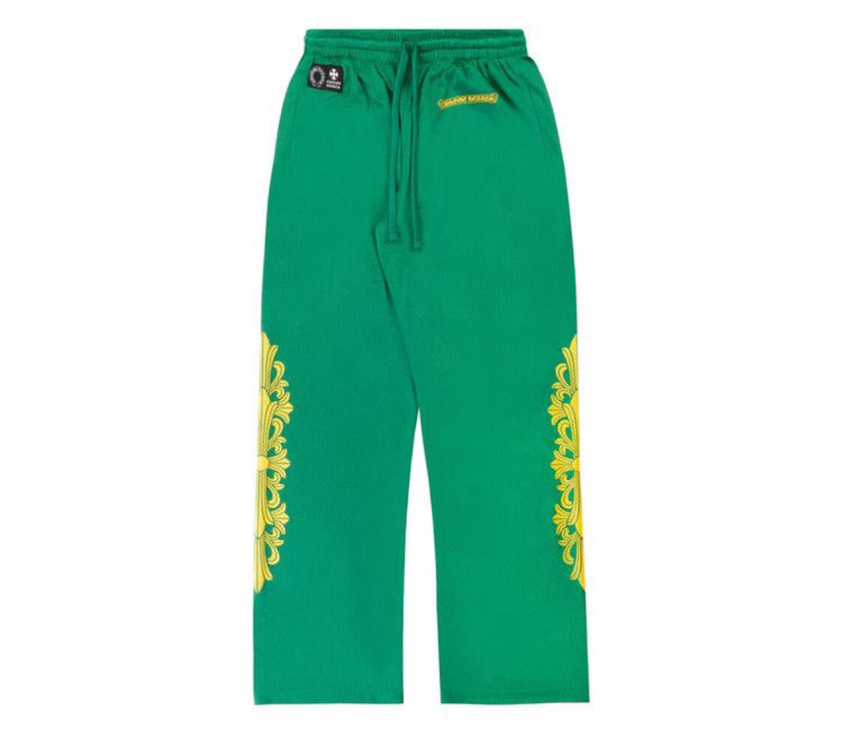 Chrome Hearts Green Yellow Mesh Sweatpants - Used/Worn