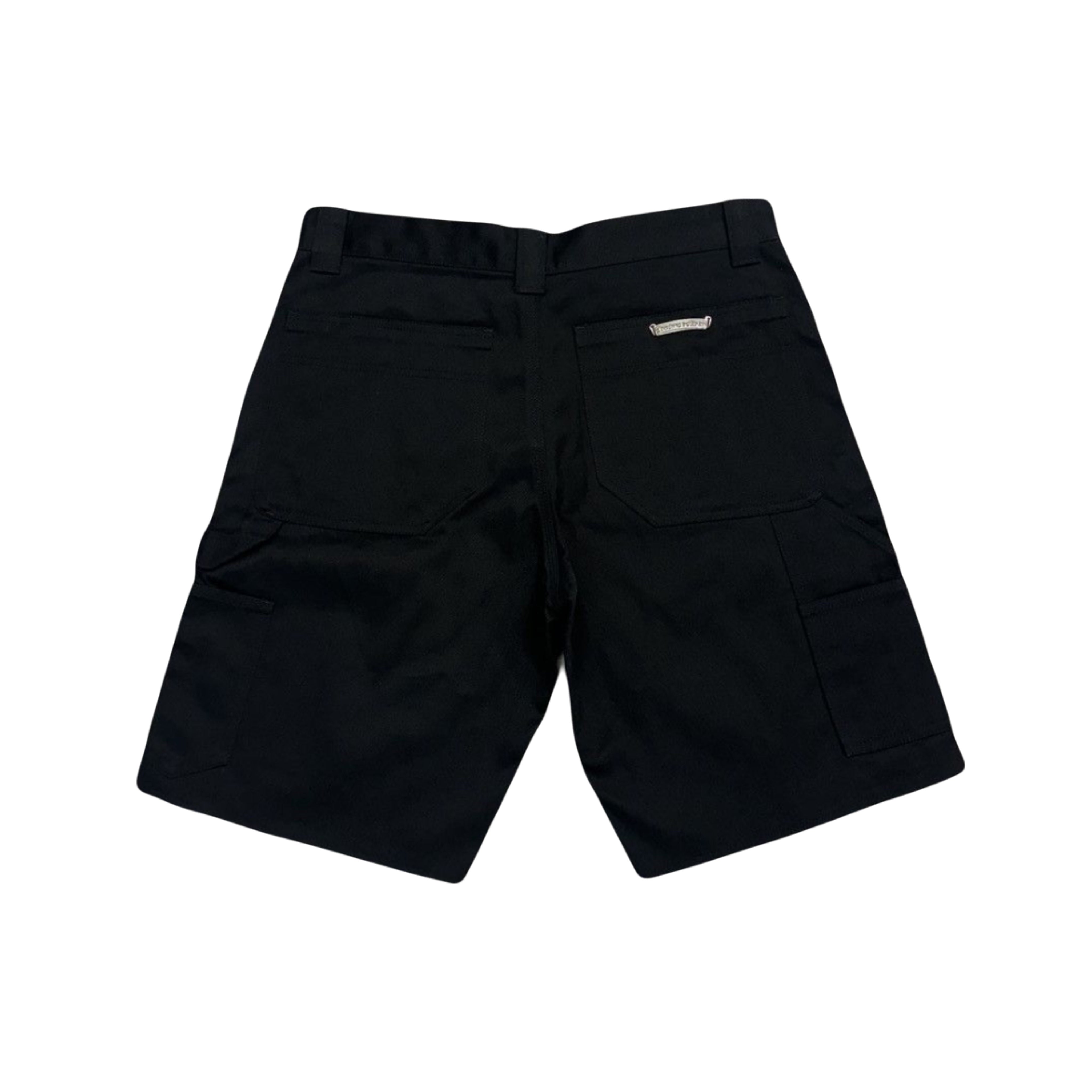 Chrome Hearts Black Double Knee Carpenter Shorts
