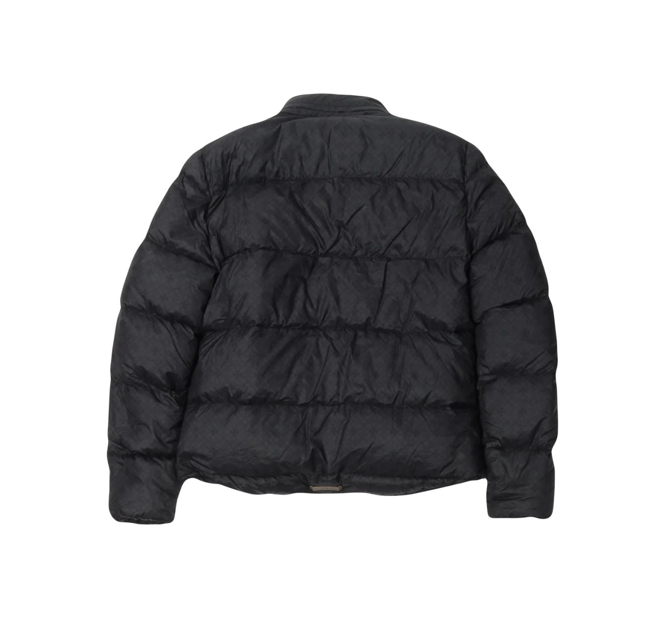 Chrome Hearts Black Puffer Jacket (With Hood)