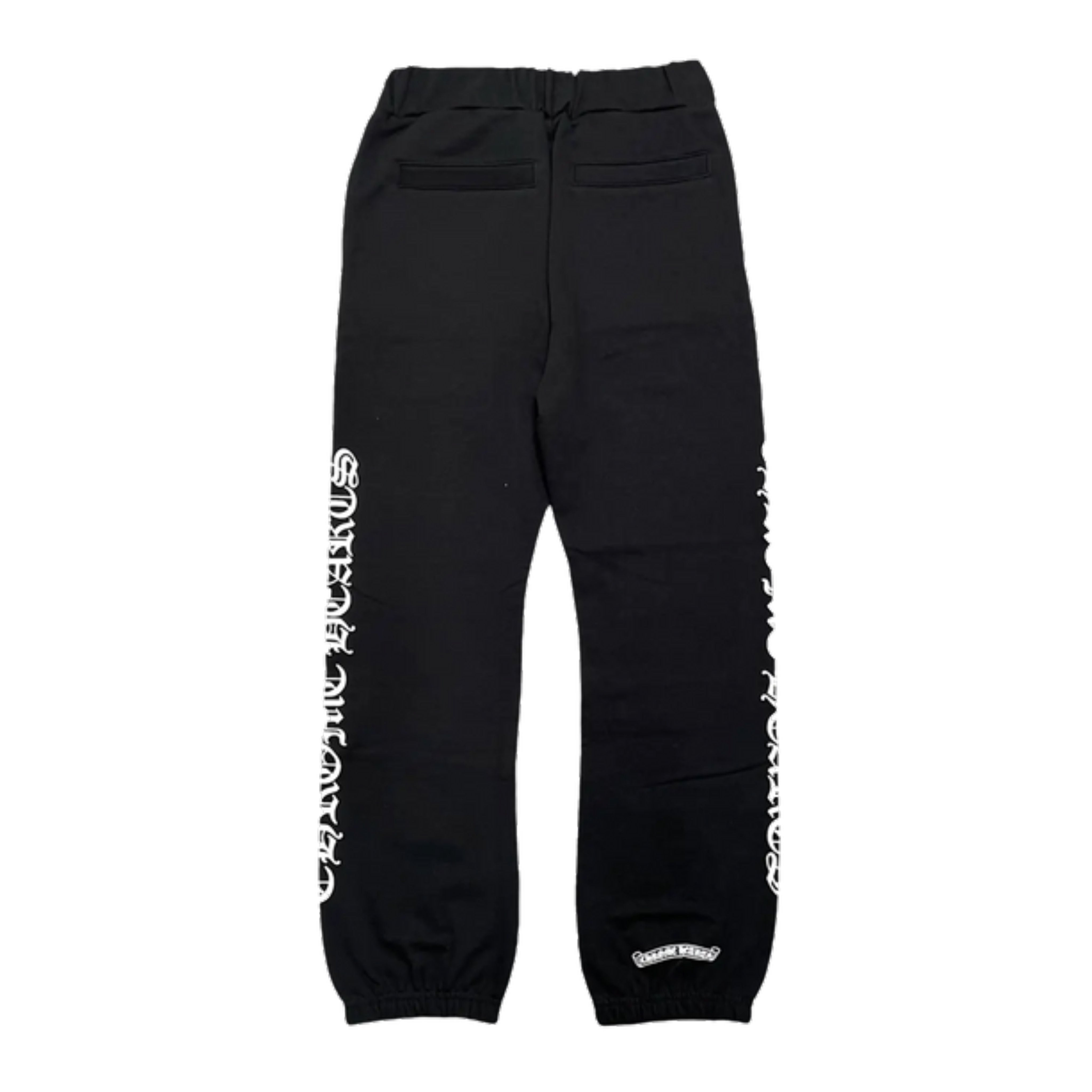Chrome Hearts Black Scroll Pocket Sweatpants