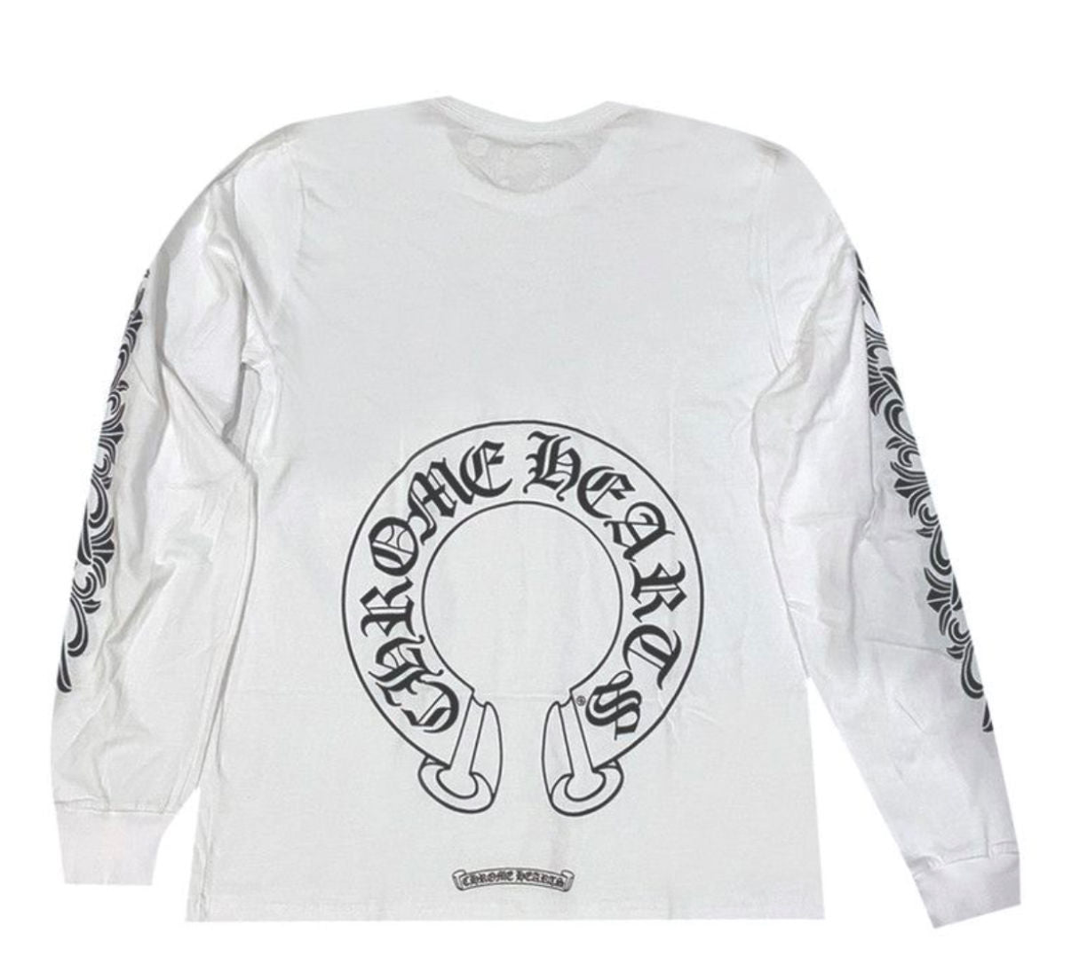 Chrome Hearts White Floral Horseshoe L/s