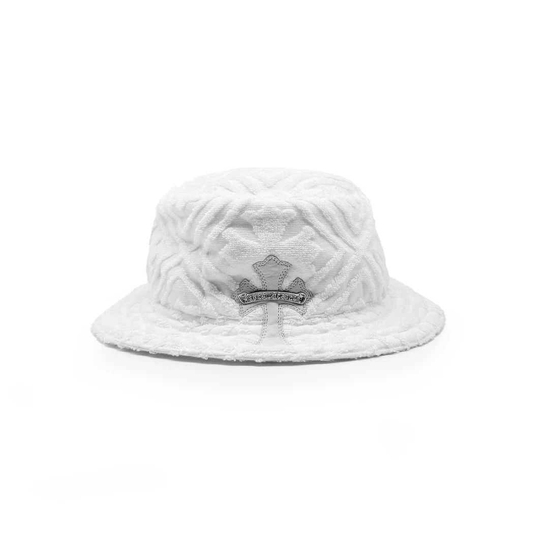Chrome Hearts White Cross Patch Bucket Hat