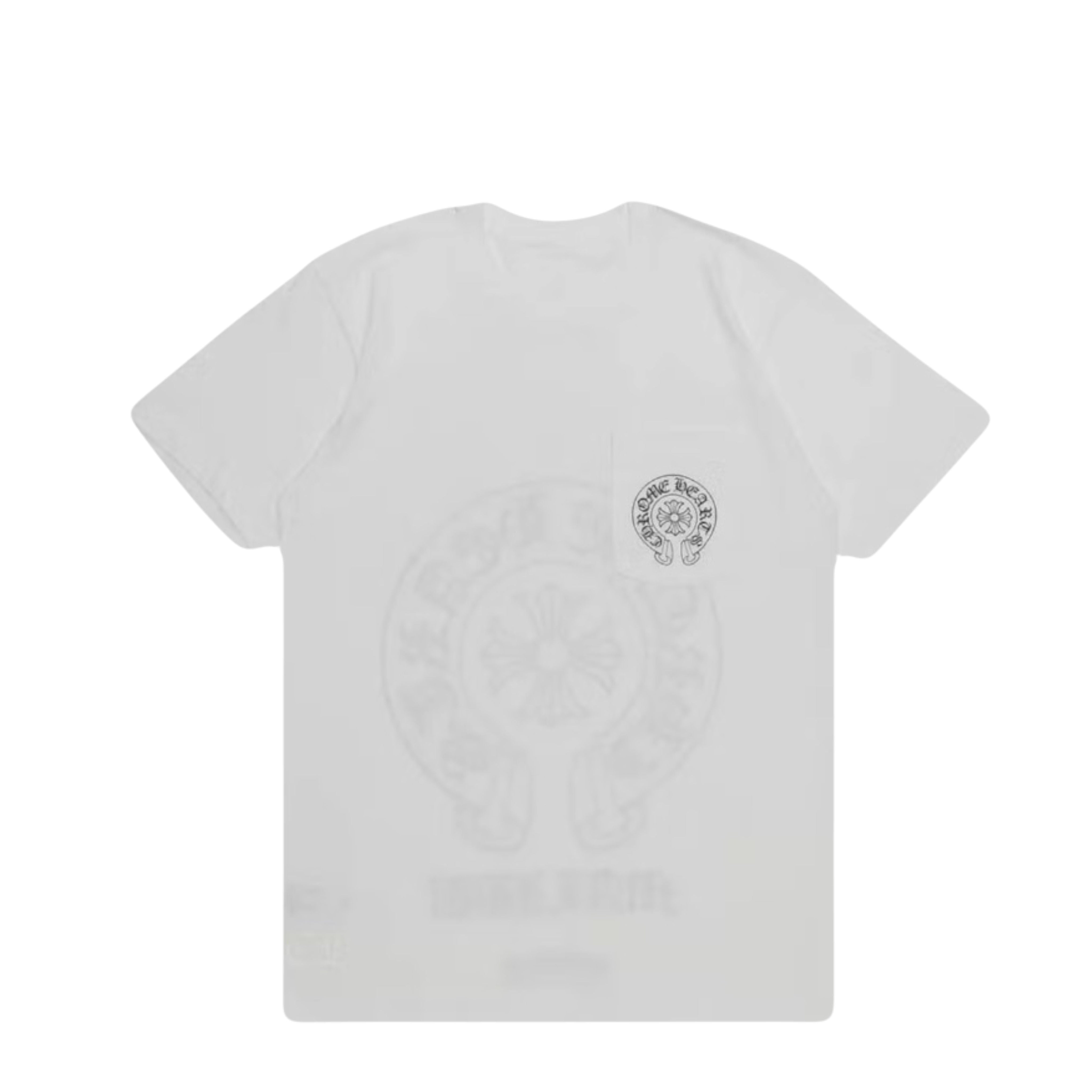Chrome Hearts White Miami Horseshoe S/S