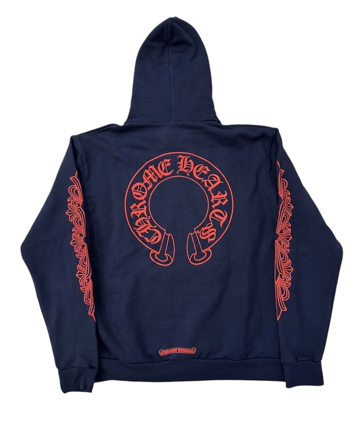 Chrome Hearts Navy Floral Hoodie