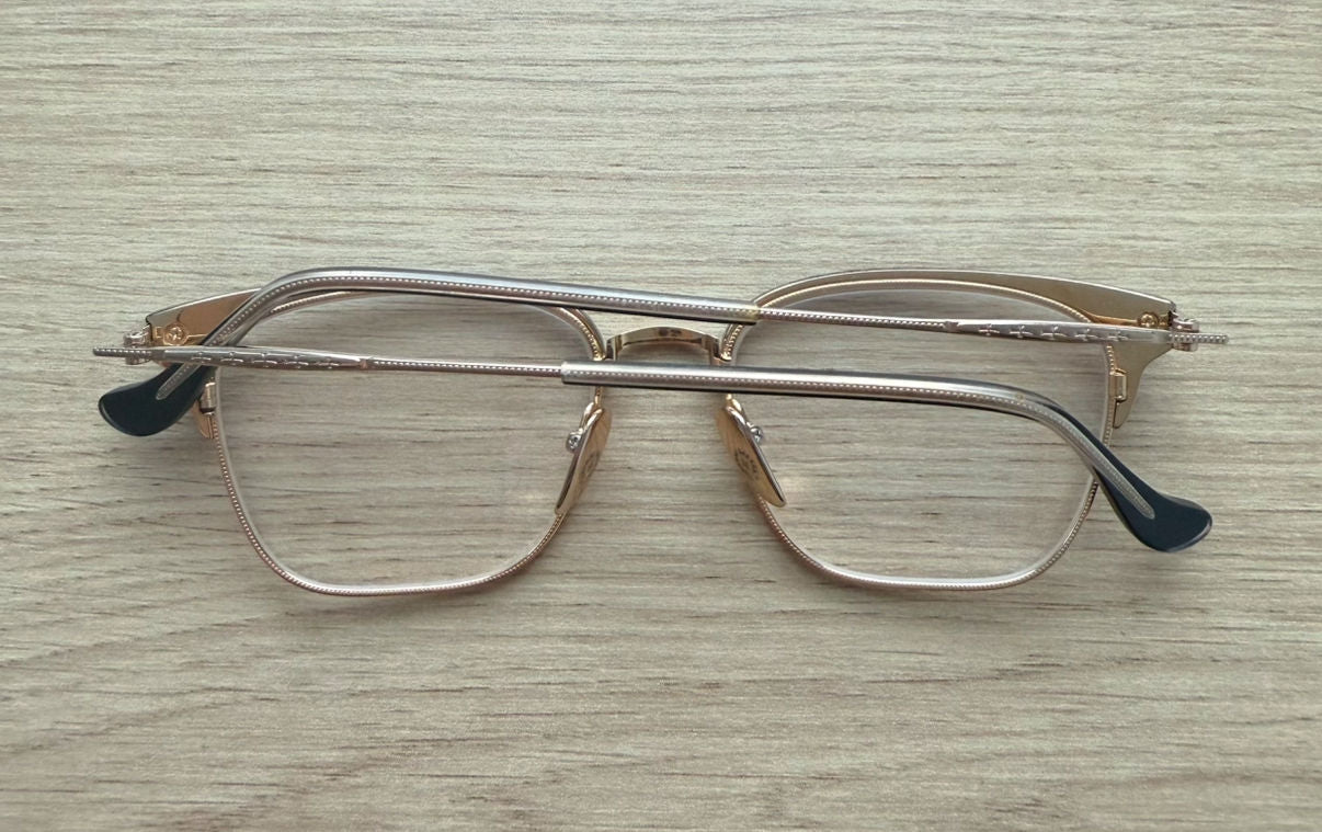 Chrome Hearts Black & Gold Muffbuffin' Glasses