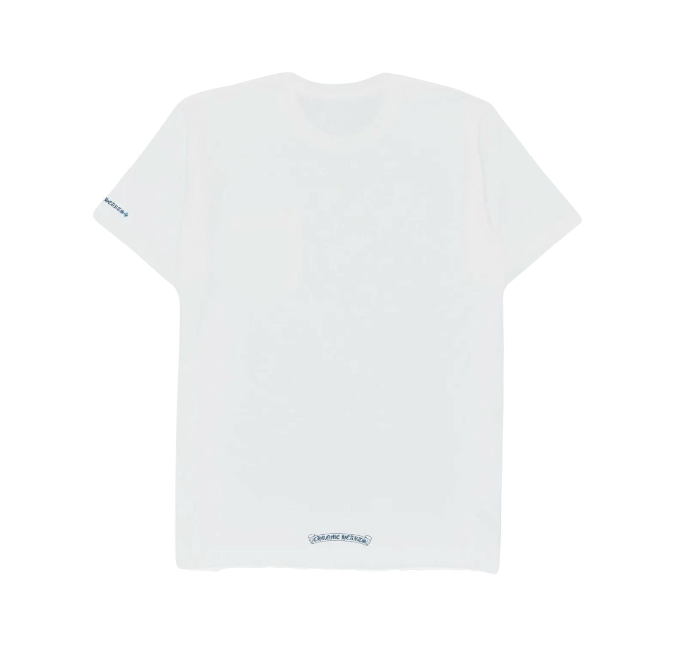 Chrome Hearts White Blue Neck Logo S/S