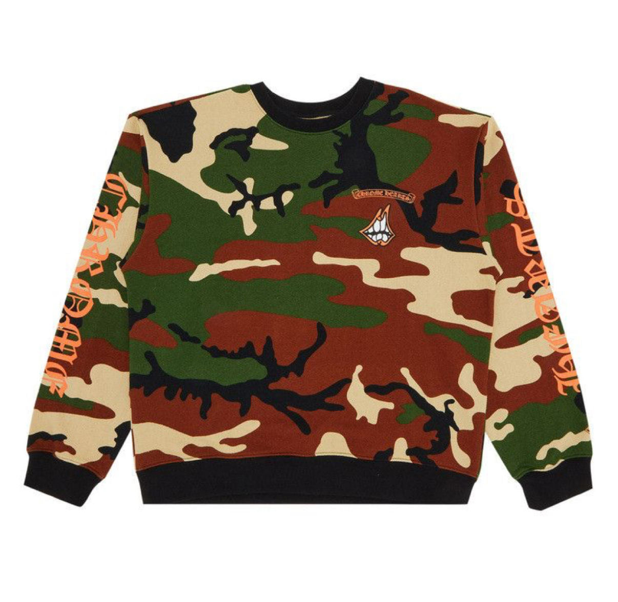 Chrome Hearts x Matty Boy Camo Crewneck