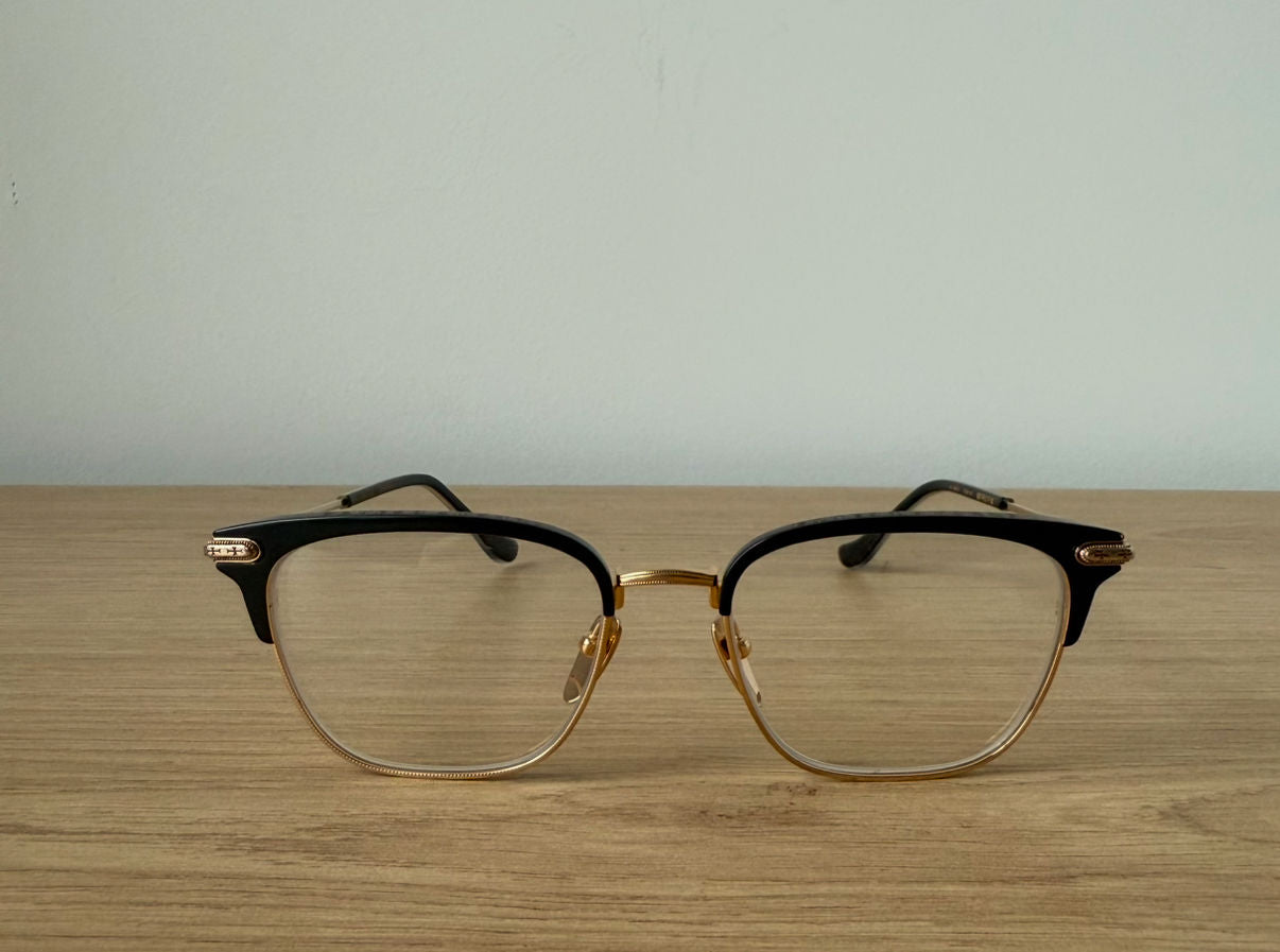 Chrome Hearts Black & Gold Muffbuffin' Glasses