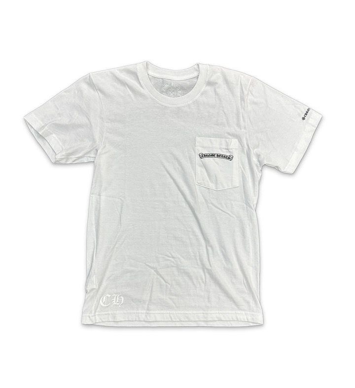 Chrome Hearts White Scroll Pocket Tee S/s