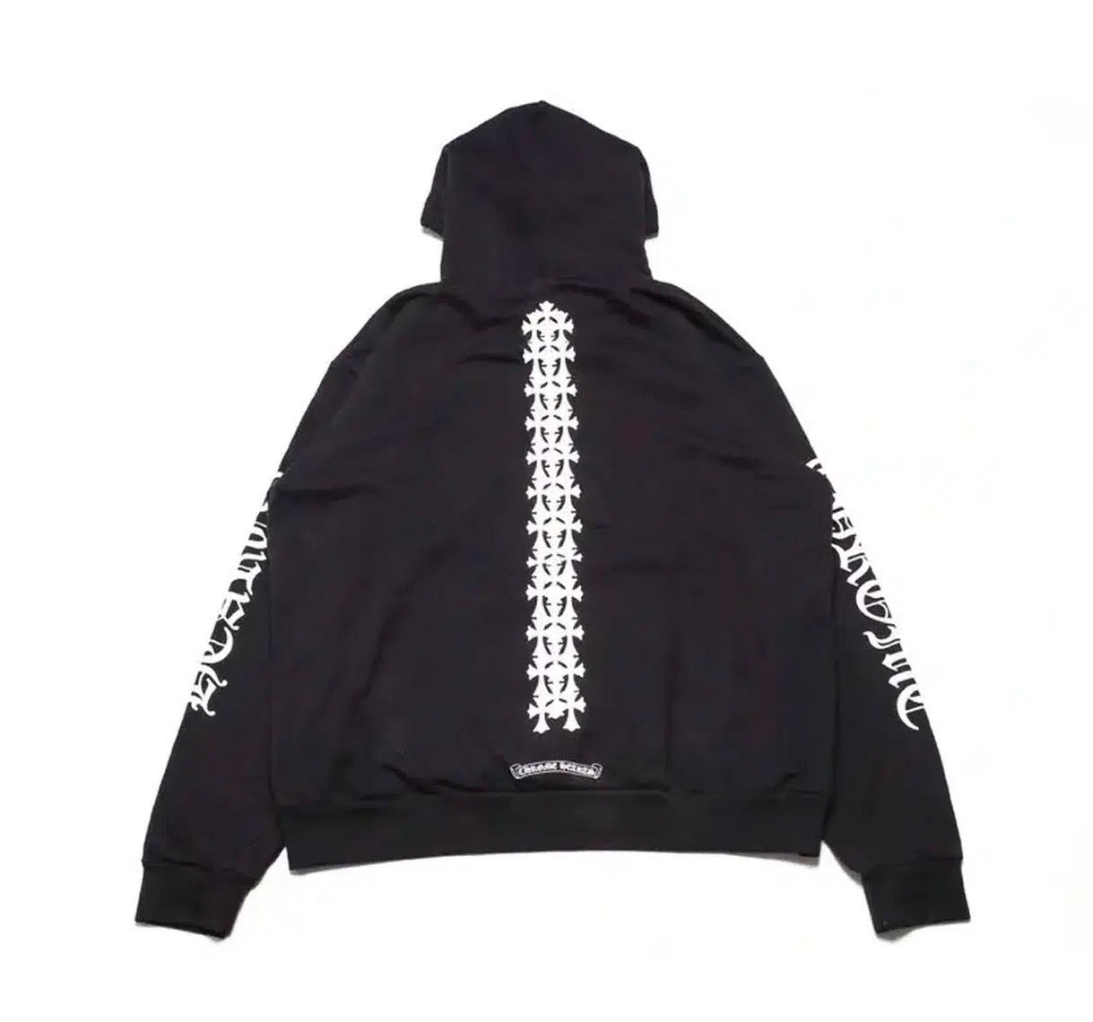 Chrome Hearts Black Cemetery Triple Cross Hoodie