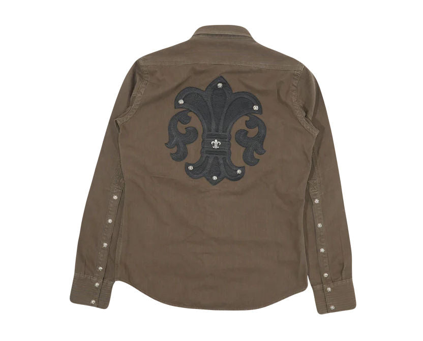 Chrome Hearts Fleur Patch Military Shirt