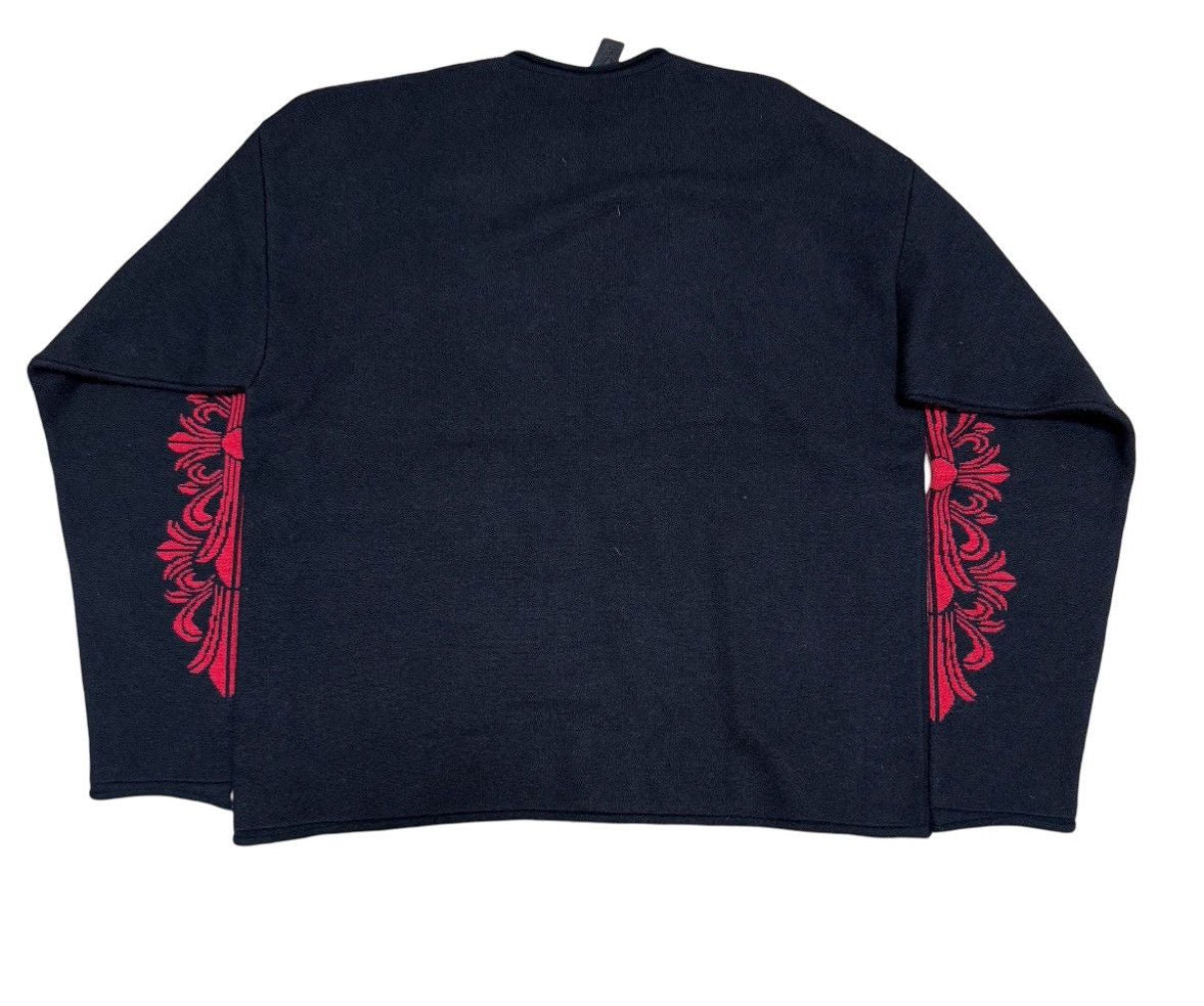 Chrome Hearts Black Cashmere Triple Cross Crewneck