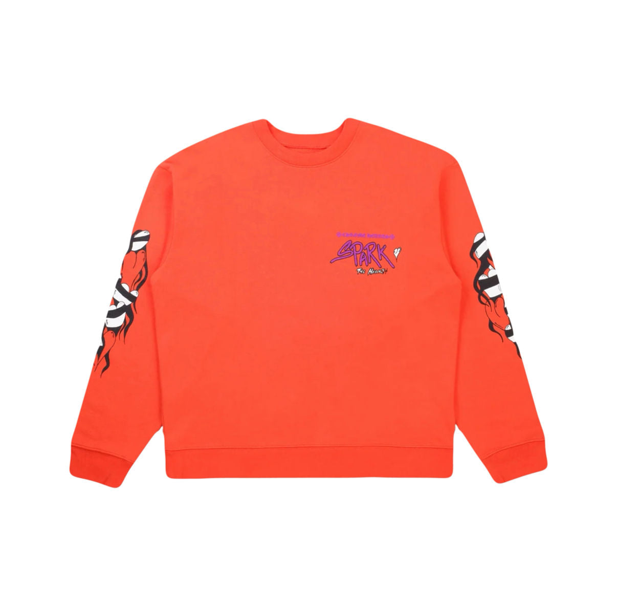 Chrome Hearts X Matty Boy Red Sadistic Lipstick Crewneck