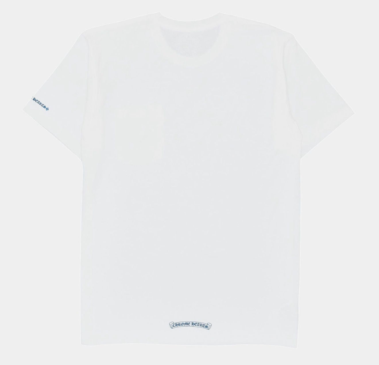 Chrome Hearts White Blue Neck Logo S/S