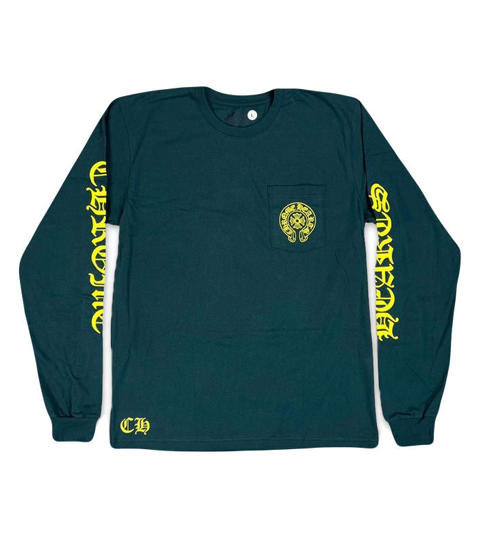 Chrome Hearts Green Yellow Horseshoe L/s