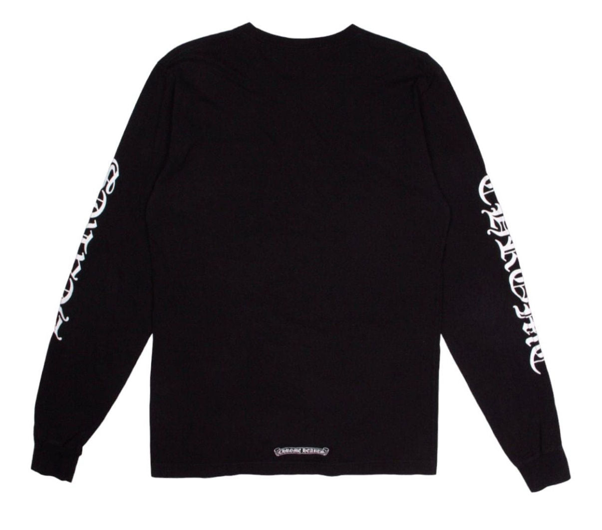 Chrome Hearts Black Neck Scroll L/s